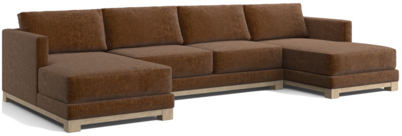 Gather Wood Base 3-Piece U-Shaped Sectional - image 0 of 7