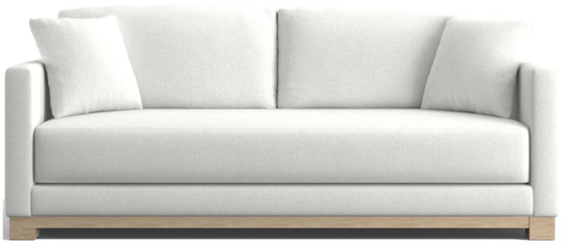 Gather Wood Base Bench Sofa 89" - image 0 of 11