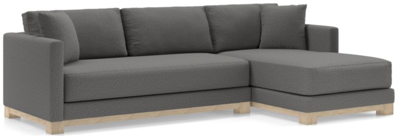 Gather Wood Base Bench 2-Piece Sectional Sofa - image 0 of 11