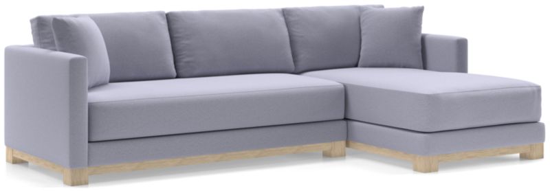 Gather Wood Base Bench 2-Piece Sectional Sofa - image 0 of 11