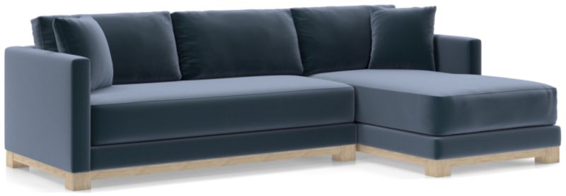 Gather Wood Base Bench 2-Piece Sectional Sofa - image 0 of 11