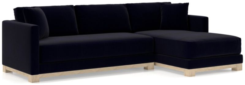 Gather Wood Base Bench 2-Piece Sectional Sofa - image 0 of 11