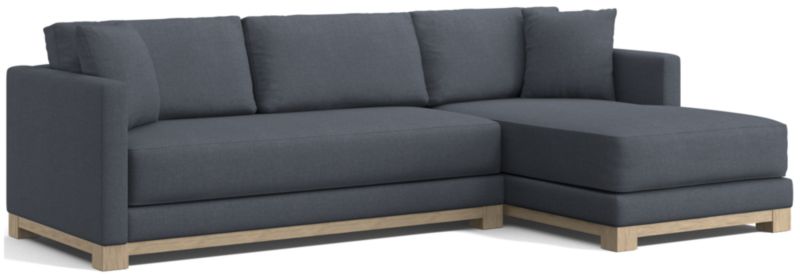 Gather Wood Base Bench 2-Piece Sectional Sofa - image 0 of 11