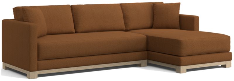 Gather Wood Base Bench 2-Piece Sectional Sofa - image 0 of 11