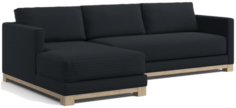 Gather Wood Base Bench 2-Piece Sectional Sofa - image 0 of 14