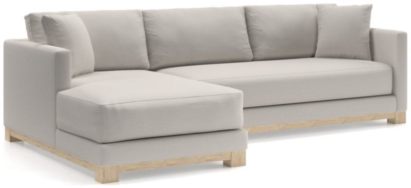 Gather Wood Base Bench 2-Piece Sectional Sofa - image 0 of 11