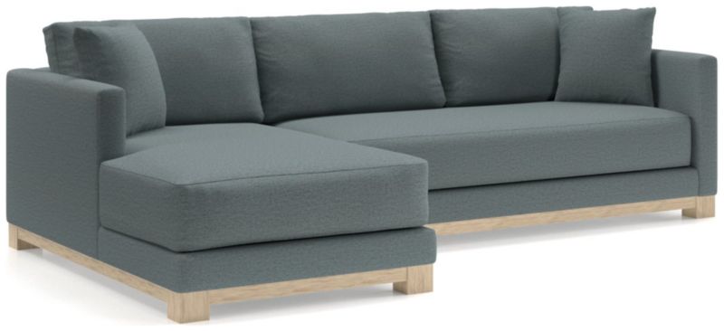 Gather Wood Base Bench 2-Piece Sectional Sofa - image 0 of 11