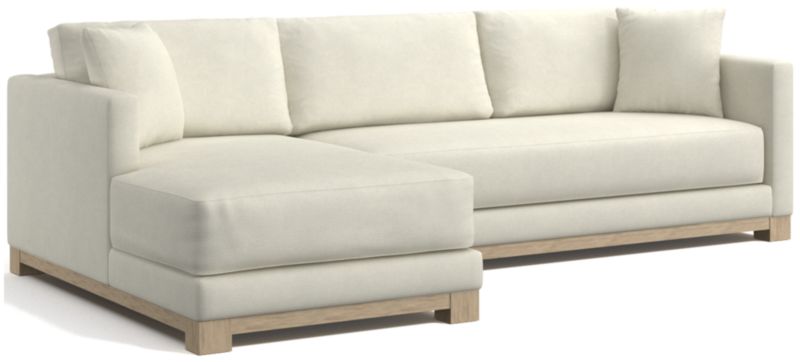 Gather Wood Base Bench 2-Piece Sectional Sofa - image 0 of 11