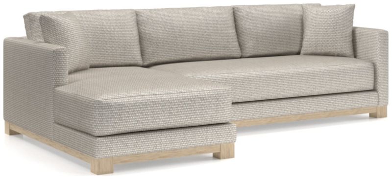 Gather Wood Base Bench 2-Piece Sectional Sofa - image 0 of 11