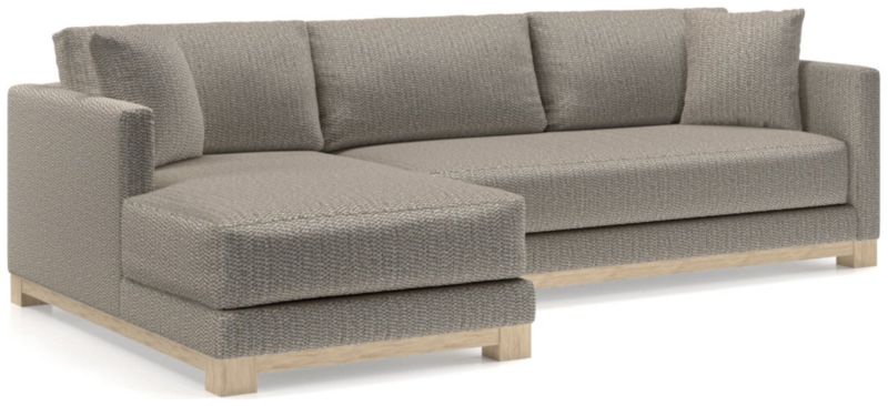 Gather Wood Base Bench 2-Piece Sectional Sofa - image 0 of 11