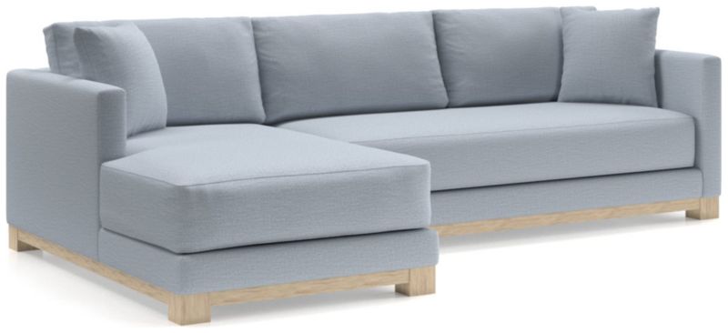 Gather Wood Base Bench 2-Piece Sectional Sofa - image 0 of 11