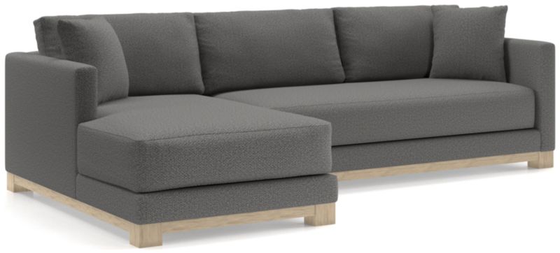 Gather Wood Base Bench 2-Piece Sectional Sofa - image 0 of 11