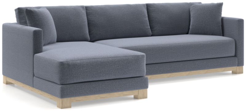 Gather Wood Base Bench 2-Piece Sectional Sofa - image 0 of 11