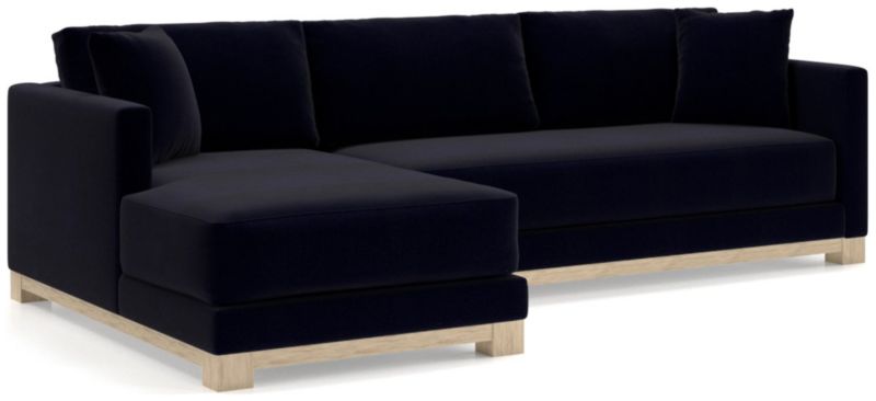 Gather Wood Base Bench 2-Piece Sectional Sofa - image 0 of 11