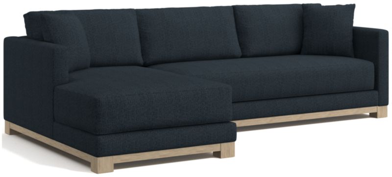 Gather Wood Base Bench 2-Piece Sectional Sofa - image 0 of 11