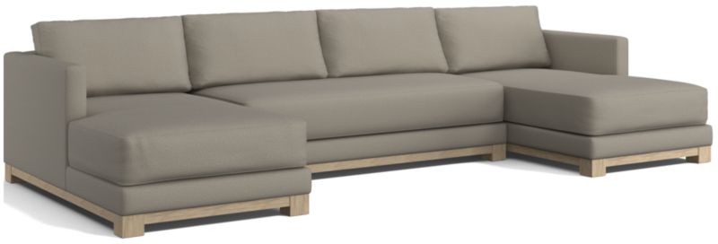 Gather Wood Base 3-Piece U-Shaped Sectional Sofa - image 0 of 13