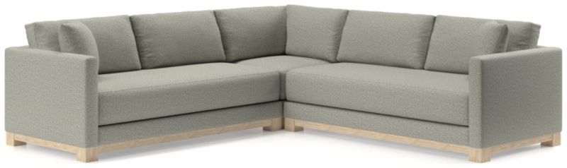 Gather Wood Base 3-Piece L-Shaped Sectional Sofa - image 0 of 10