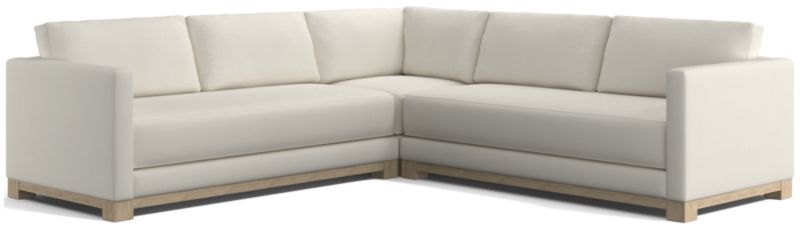 Gather Wood Base 3-Piece L-Shaped Sectional Sofa - image 0 of 14