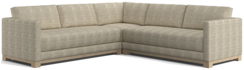 Gather Wood Base 3-Piece L-Shaped Sectional Sofa - image 0 of 13