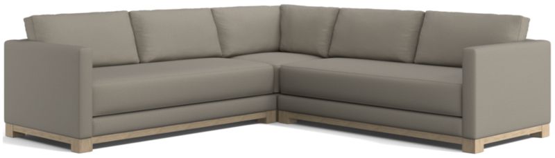 Gather Wood Base 3-Piece L-Shaped Sectional Sofa - image 0 of 13