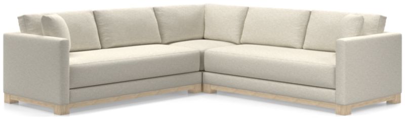 Gather Wood Base 3-Piece L-Shaped Sectional Sofa - image 0 of 10