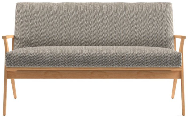 Cavett Ash Wood Loveseat - image 0 of 7