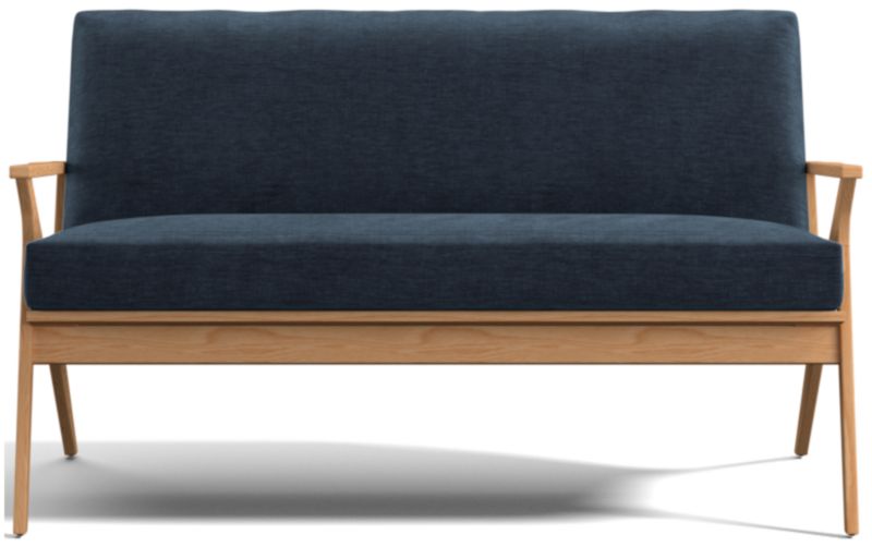 Cavett Ash Wood Loveseat - image 0 of 7