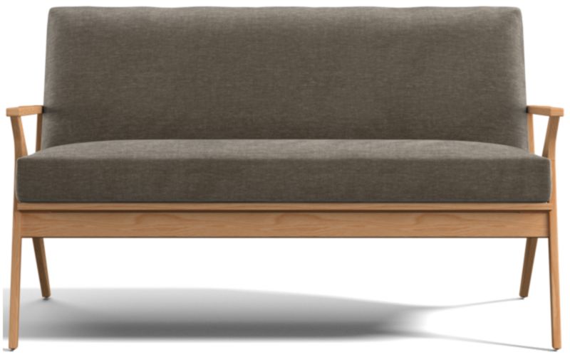 Cavett Ash Wood Loveseat - image 0 of 7