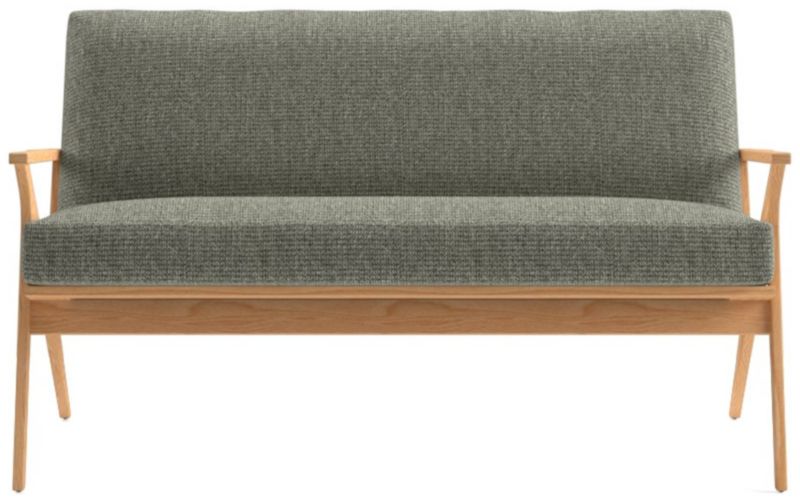 Cavett Ash Wood Loveseat - image 0 of 7