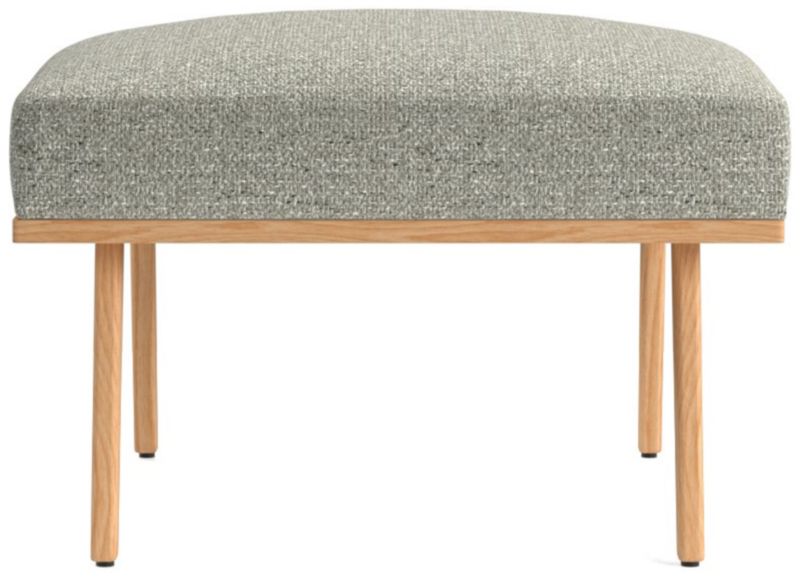 Cavett Ash Wood Ottoman - image 0 of 5