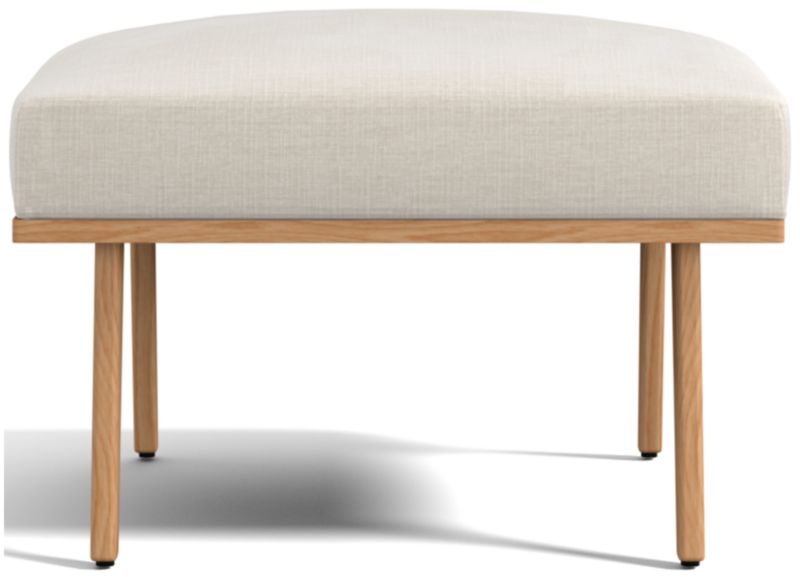 Cavett Ash Wood Ottoman - image 0 of 5