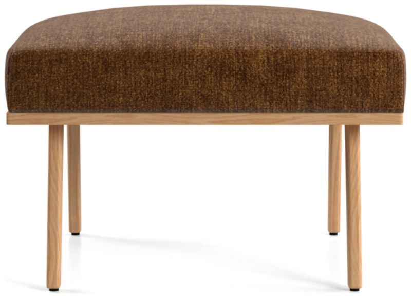 Cavett Ash Wood Ottoman - image 0 of 5