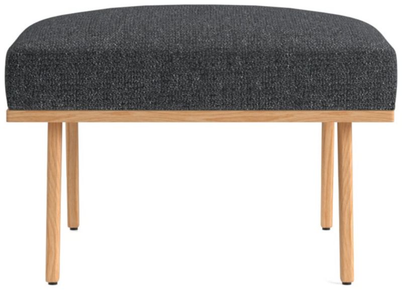 Cavett Ash Wood Ottoman - image 0 of 5