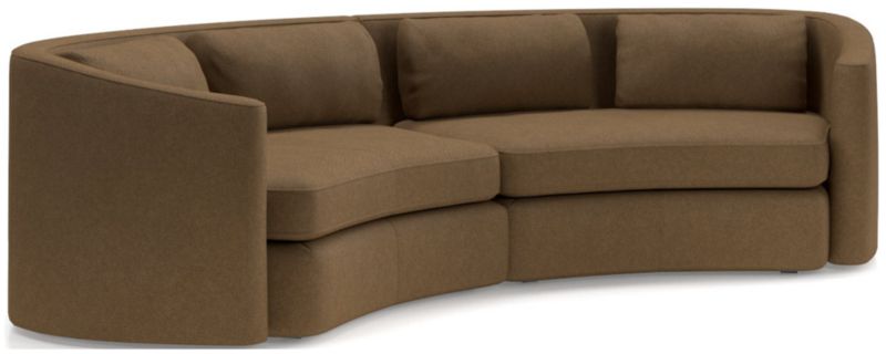 Nouveau 2-Piece Curved Sectional Sofa - image 0 of 6