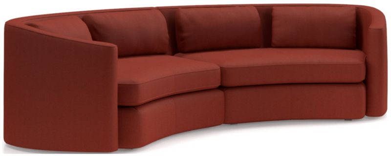 Nouveau 2-Piece Curved Sectional Sofa - image 0 of 6