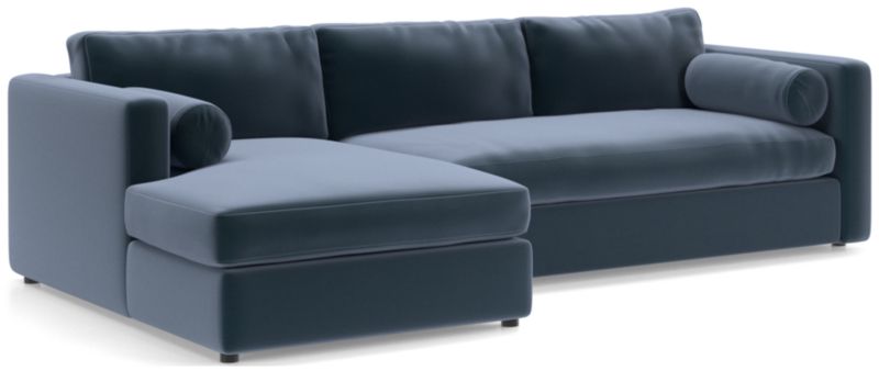 Aris Deep 2-Piece Left-Arm Chaise Sectional Sofa - image 0 of 6