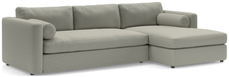 Aris Deep 2-Piece Right-Arm Chaise Sectional Sofa - image 0 of 6