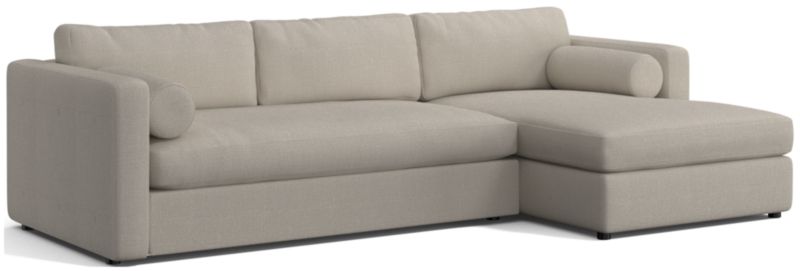 Aris Deep 2-Piece Right-Arm Chaise Sectional Sofa - image 0 of 6