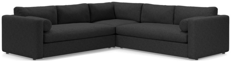 Aris Deep 3-Piece L-Shaped Sectional Sofa - image 0 of 4