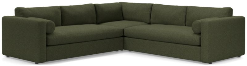 Aris Deep 3-Piece L-Shaped Sectional Sofa