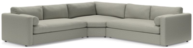 Aris Deep 3-Piece L-Shaped Sectional Sofa - image 0 of 4