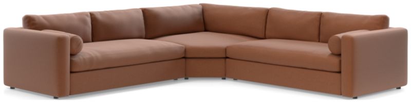 Aris Deep 3-Piece L-Shaped Sectional Sofa - image 0 of 4