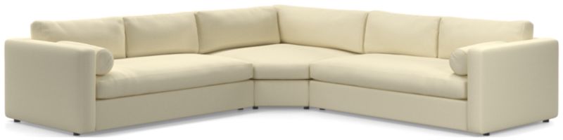 Aris Deep 3-Piece L-Shaped Sectional Sofa - image 0 of 4