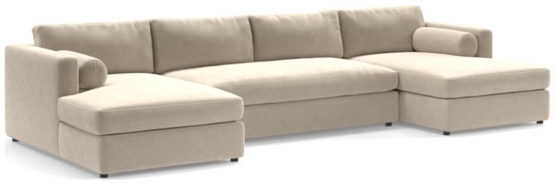 Aris Deep 3-Piece Double Chaise Sectional Sofa - image 0 of 5