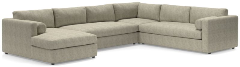 Aris Deep 4-Piece Left-Arm Chaise Sectional Sofa - image 0 of 5