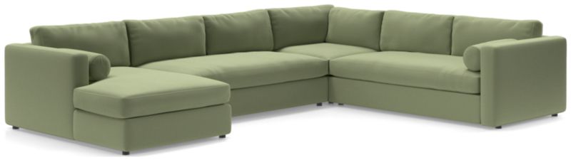 Aris Deep 4-Piece Left-Arm Chaise Sectional Sofa - image 0 of 5