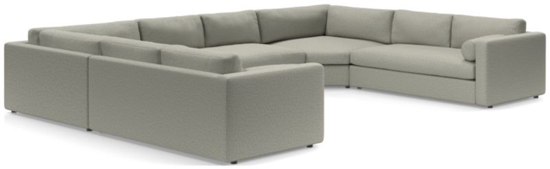 Aris Deep 5-Piece U-Shaped Sectional Sofa with Wedges - image 0 of 4