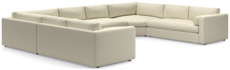 Aris Deep 5-Piece U-Shaped Sectional Sofa with Wedges - image 0 of 4