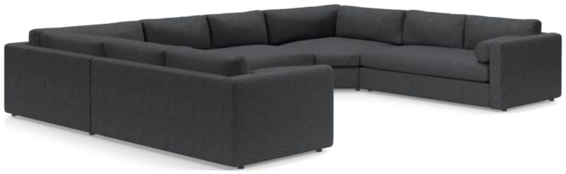 Aris Deep 5-Piece U-Shaped Sectional Sofa with Wedges - image 0 of 4