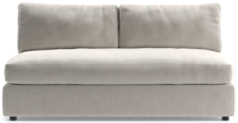 Aris Deep Armless Loveseat - image 0 of 3